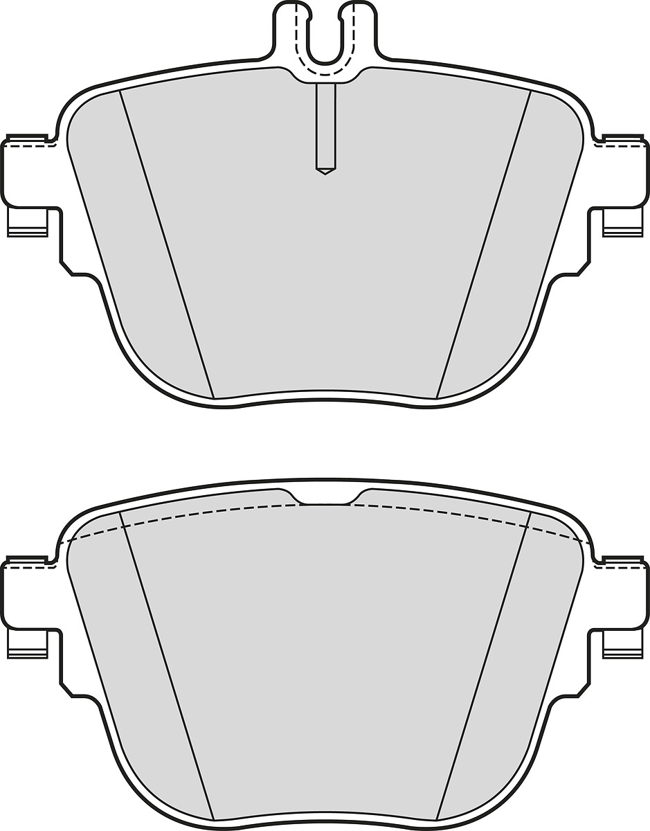 BRAKE PADS FIRST MER CLASS E 32016